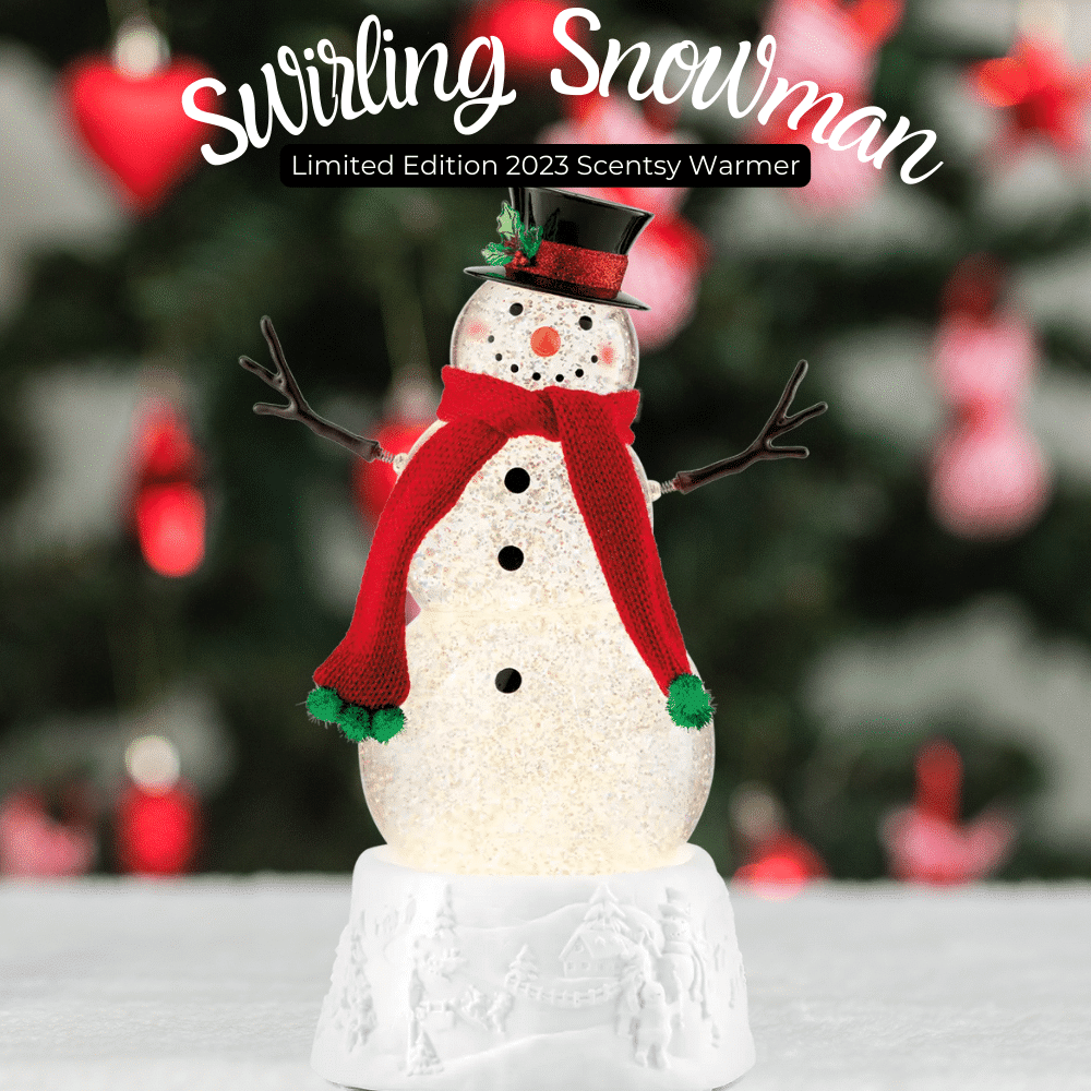 Holiday 2023 Limited Edition Scentsy Warmer - Swirling Snowman
