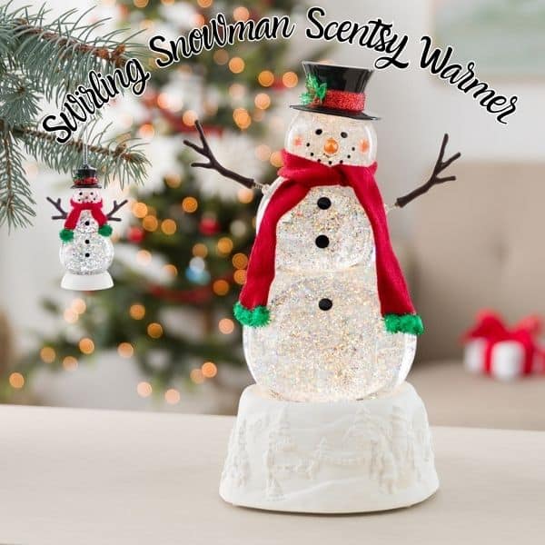 Holiday 2023 Limited Edition Scentsy Warmer - Swirling Snowman