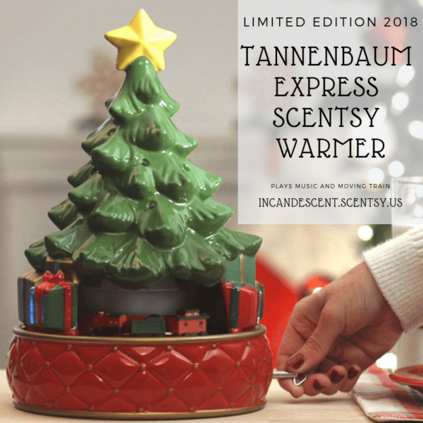 LIMITED EDITION SCENTSY HOLIDAY WARMER - TANNENBAUM CHRISTMAS TREE EXPRESS