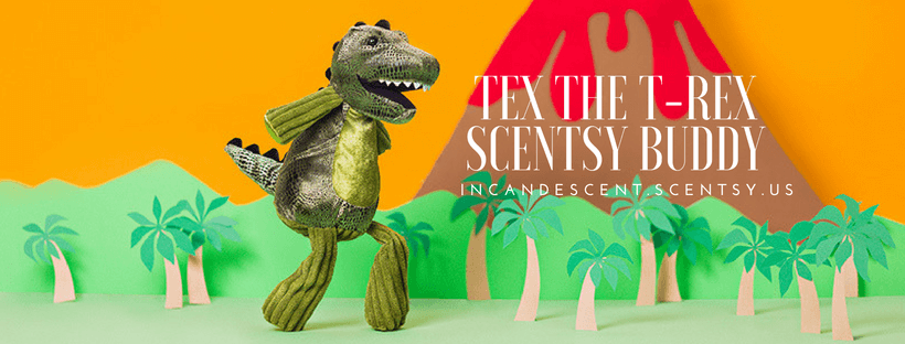 NEW! TEX THE T-REX SCENTSY BUDDY