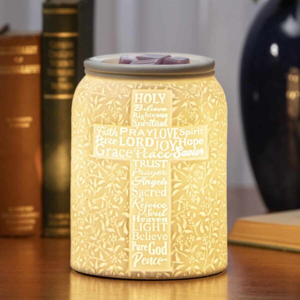 TRUST IN HIM SCENTSY WARMER CROSS