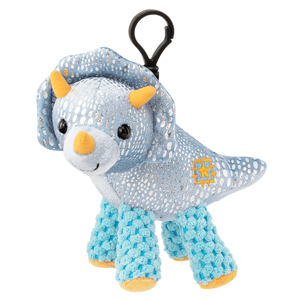 Terra the Triceratops with Tropic Tango Scentsy Buddy Clip 1