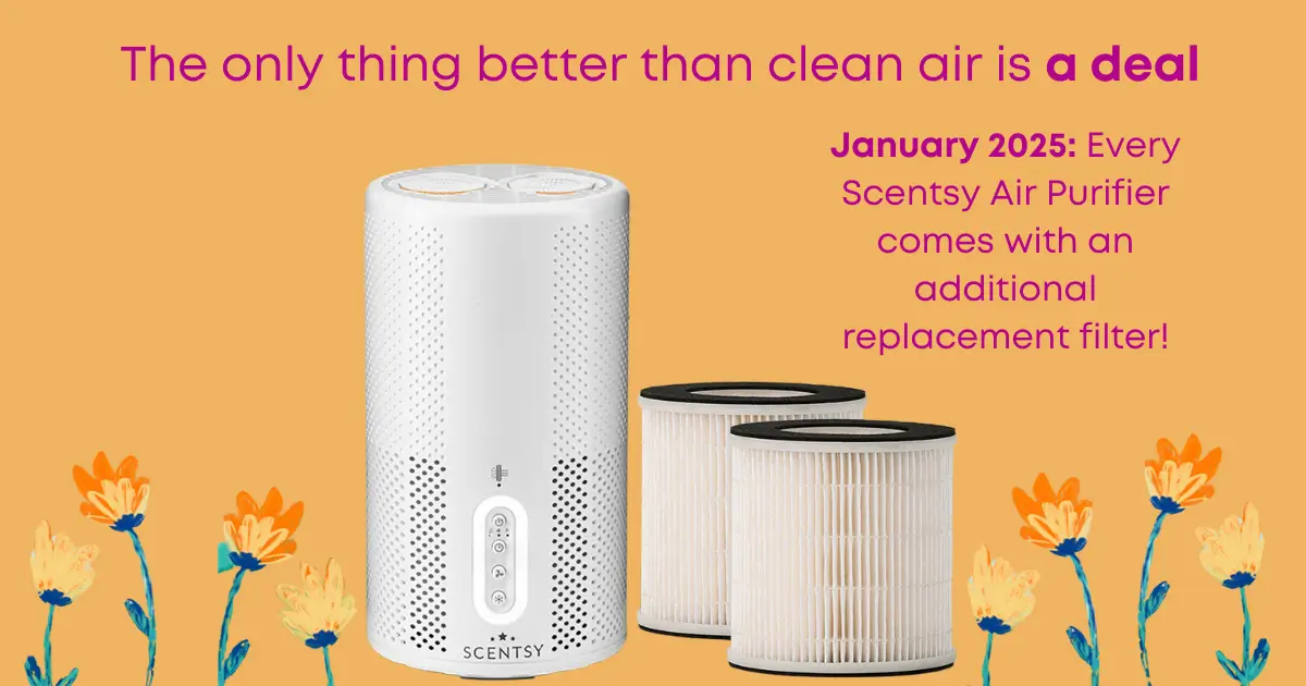 Scentsy Air Purifier January 2025 Special - Additional Air Filter