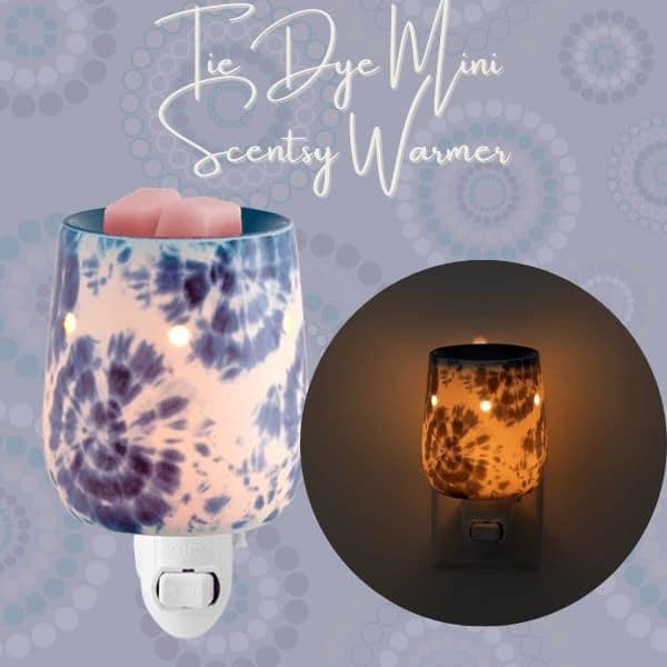 Tie Dye Mini Scentsy Warmer 1