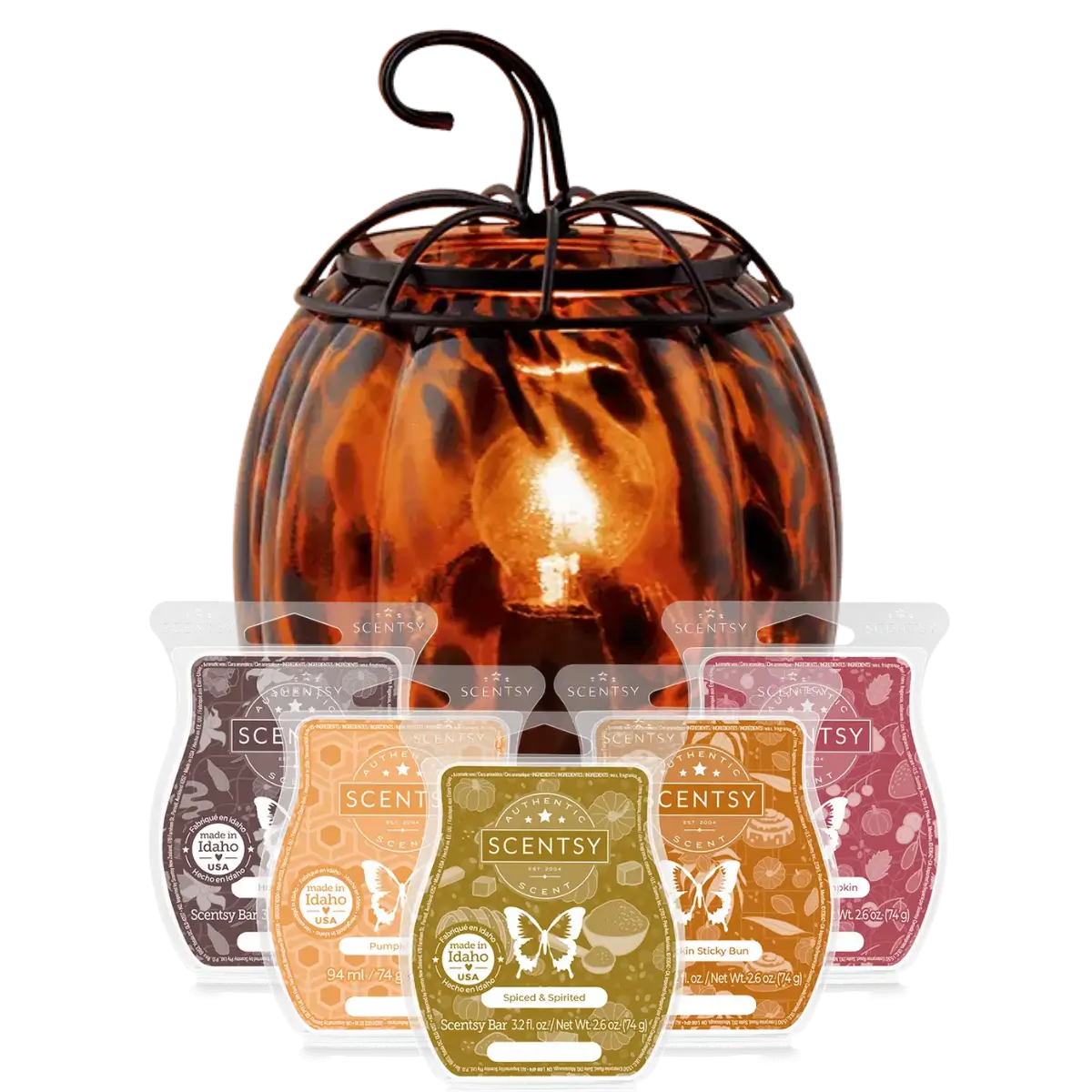 Scentsy Early Fall Tiger's Eye Pumpkin Bundle