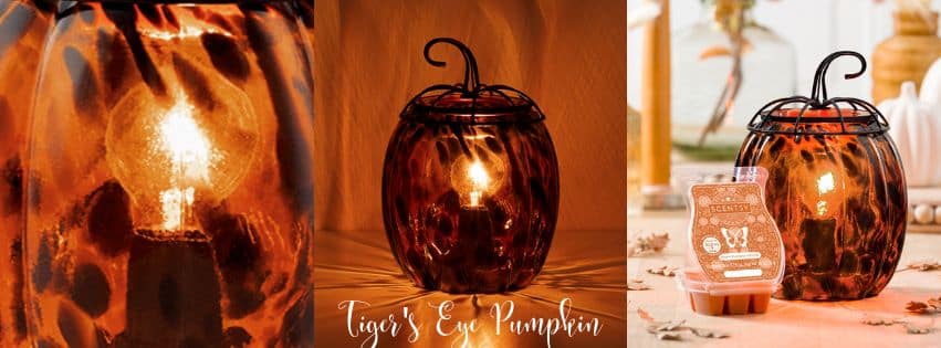 Tigers Eye Pumpkin October Scentsy Warmer