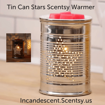 TIN CAN STARS SCENTSY WARMER | DISCONTINUED