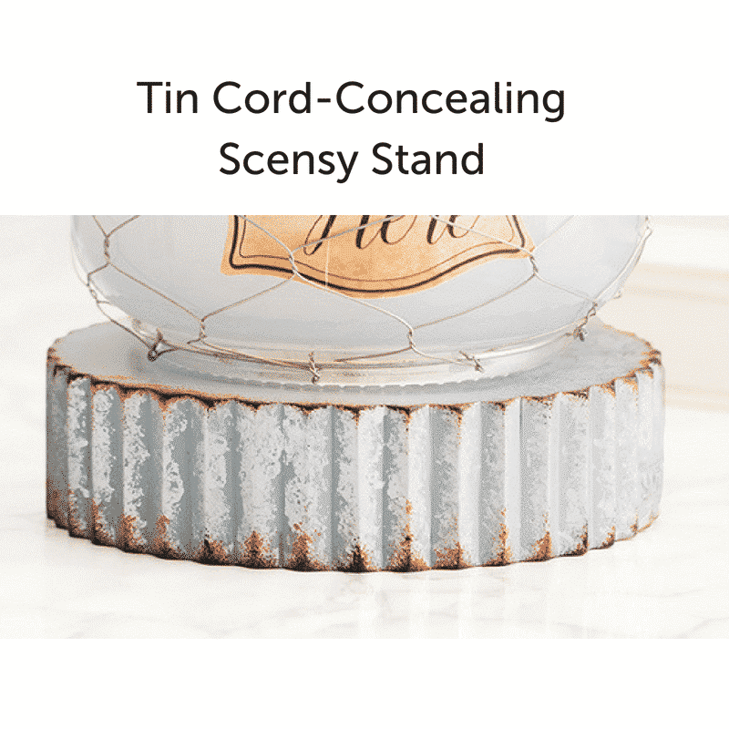 NEW! TIN CORD-CONCEALING SCENTSY WARMER STAND | Scentsy