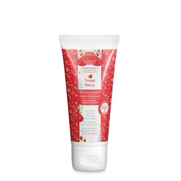 Tinsel Berry Scentsy Hand Cream | Holiday 2023