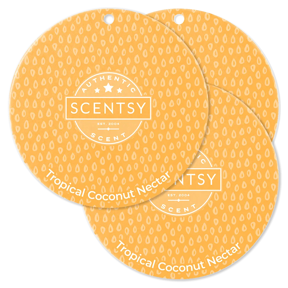 Tropical Coconut Nectar Scentsy Scent Circle 3 Pack