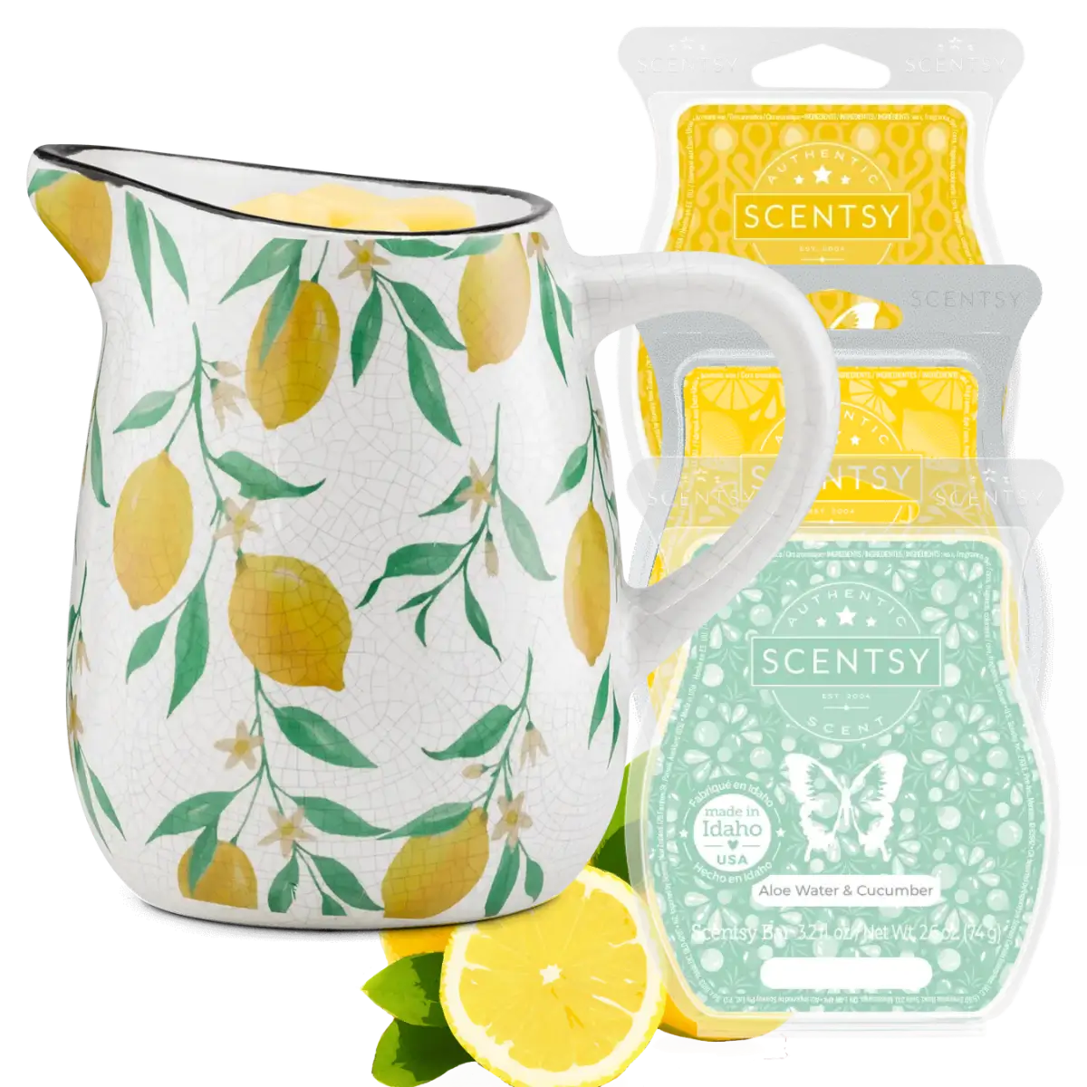 Lemon Grove Scentsy Warmer Bundle