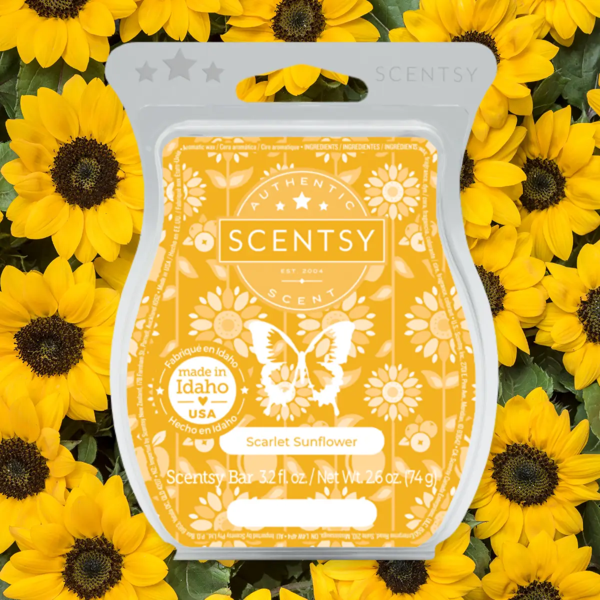 Scarlet Sunflower Scentsy Bar
