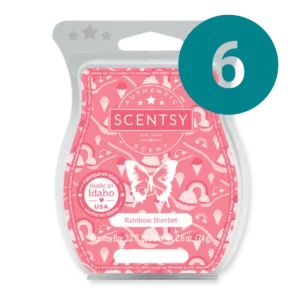 Rainbow Sherbet Scentsy 6 Bar Wax Bundle