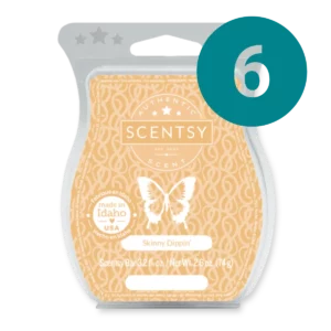 Skinny Dippin' Scentsy 6 Bar Wax Bundle