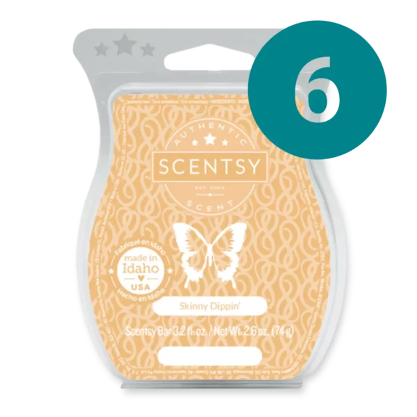 Skinny Dippin' Scentsy 6 Bar Wax Bundle