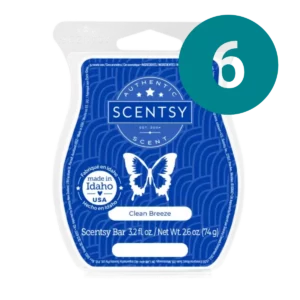 Clean Breeze 6 Scentsy Bar Wax Bundle