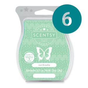 Just Breathe 6 Scentsy Bar Wax Bundle