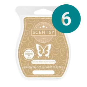 Vanilla Bean Buttercream 6 Scentsy Bar Wax Bundle