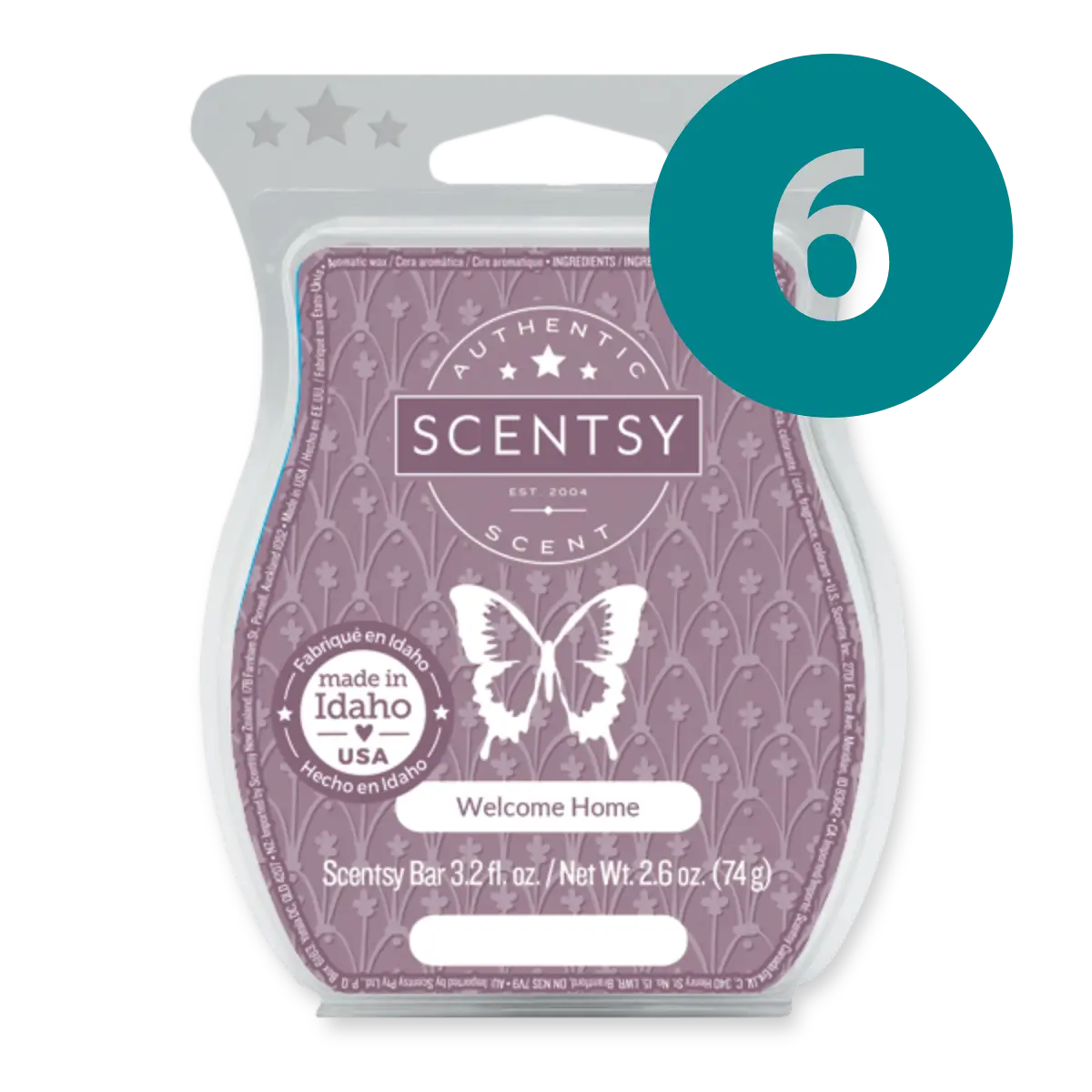 Welcome Home 6 Scentsy Bar Wax Bundle