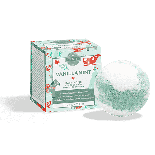 VANILLAMINT SCENTSY BATH BOMB