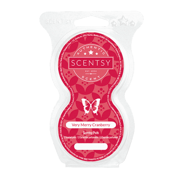 VERY MERRY CRANBERRY SCENTSY GO PODS