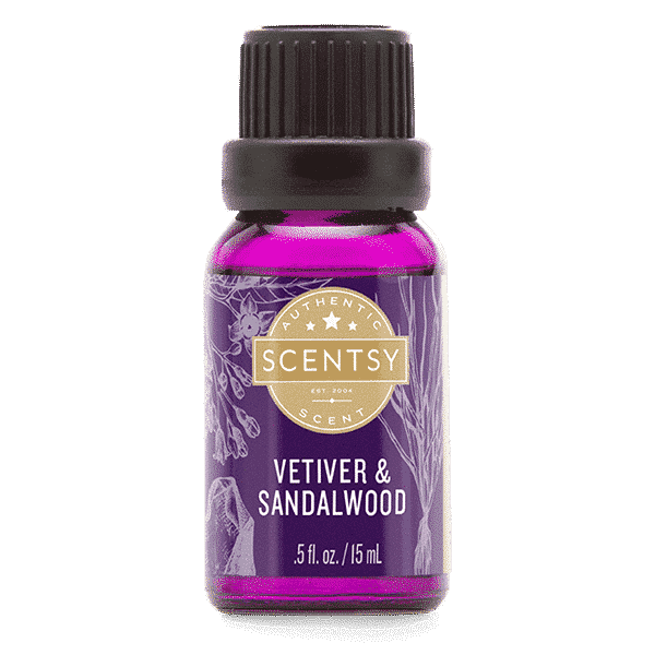 VETIVER SANDALWOOD NATURAL SCENTSY OIL