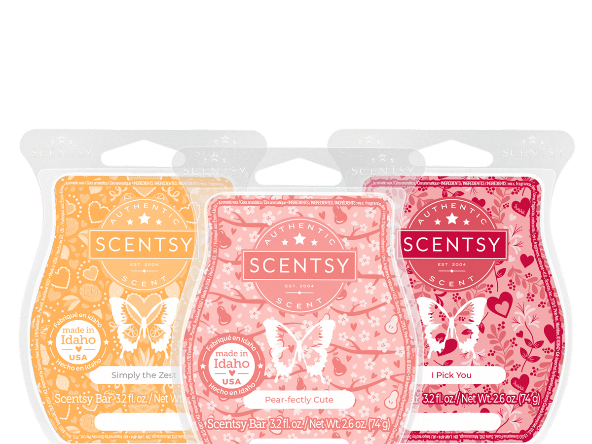 ♥scentsy♥ワックスメルト　センシー　10個　未使用　wax Scentsy Valentine's Day 2024 Wax Bar 3 Pack