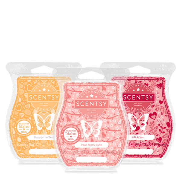 Scentsy Valentine's Day 2024 Wax Bar 3 Pack