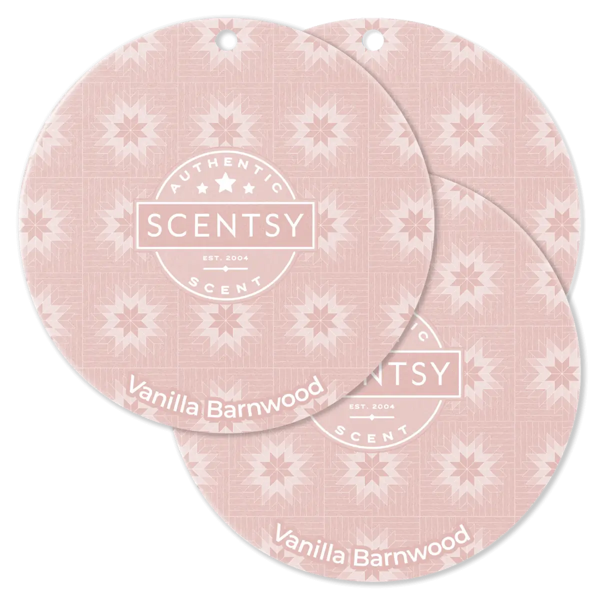 Vanilla Barnwood Scentsy Scent Circle 3 Pack Bundle