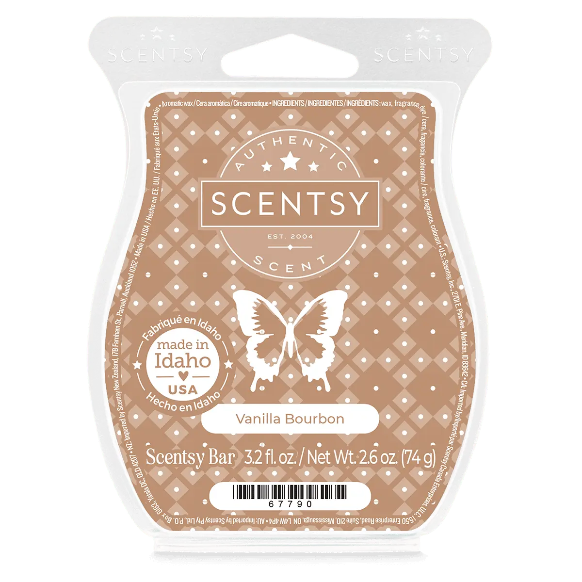 Vanilla Bourbon Scentsy Bar | Father's Day