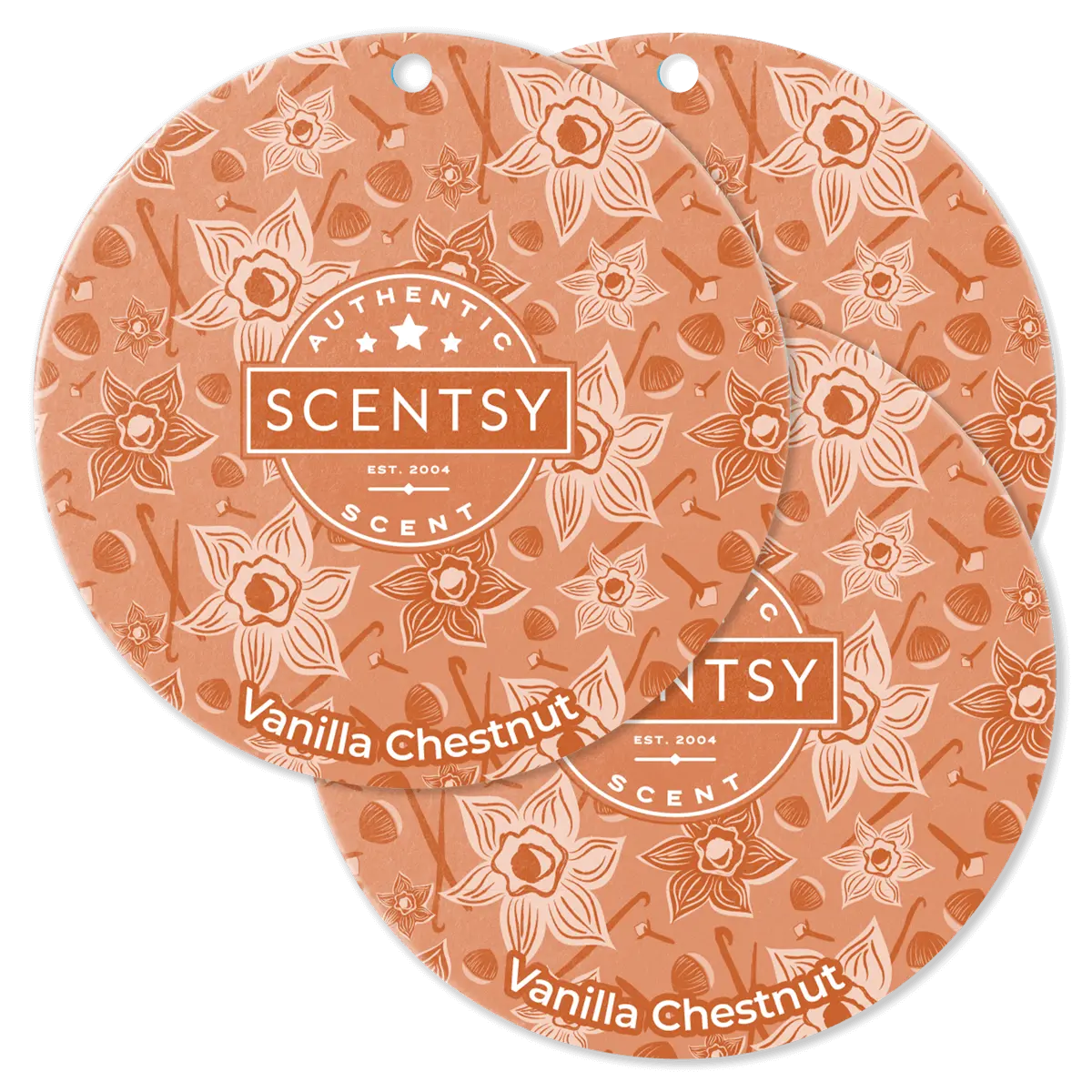 Vanilla Chestnut Scentsy Scent Circle 3 Pack | October 2024