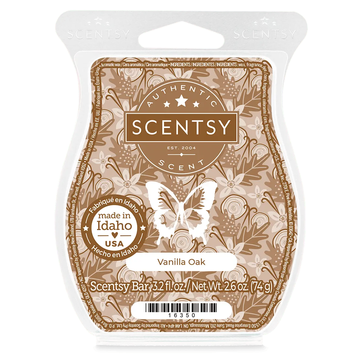 Vanilla Oak Scentsy Bar
