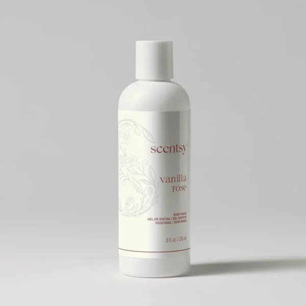 Vanilla Rose Body Wash (1) Vanilla Rose Scentsy Body Wash