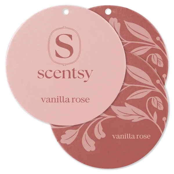 Vanilla Rose Scentsy Scent Circle 3 Pack