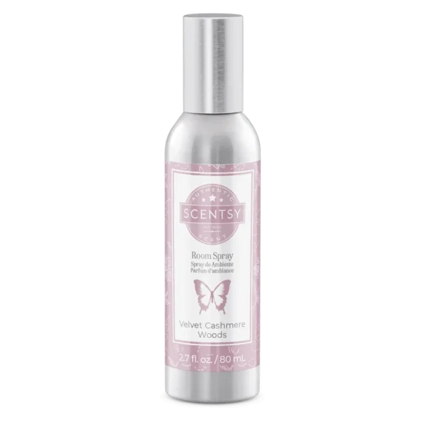 Velvet Cashmere Woods Scentsy Room Spray