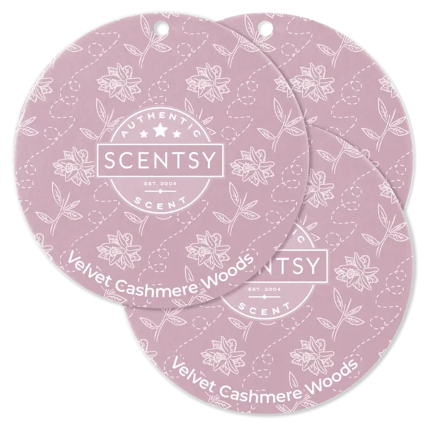 Velvet Cashmere Woods Scentsy Scent Circle 3 Pack