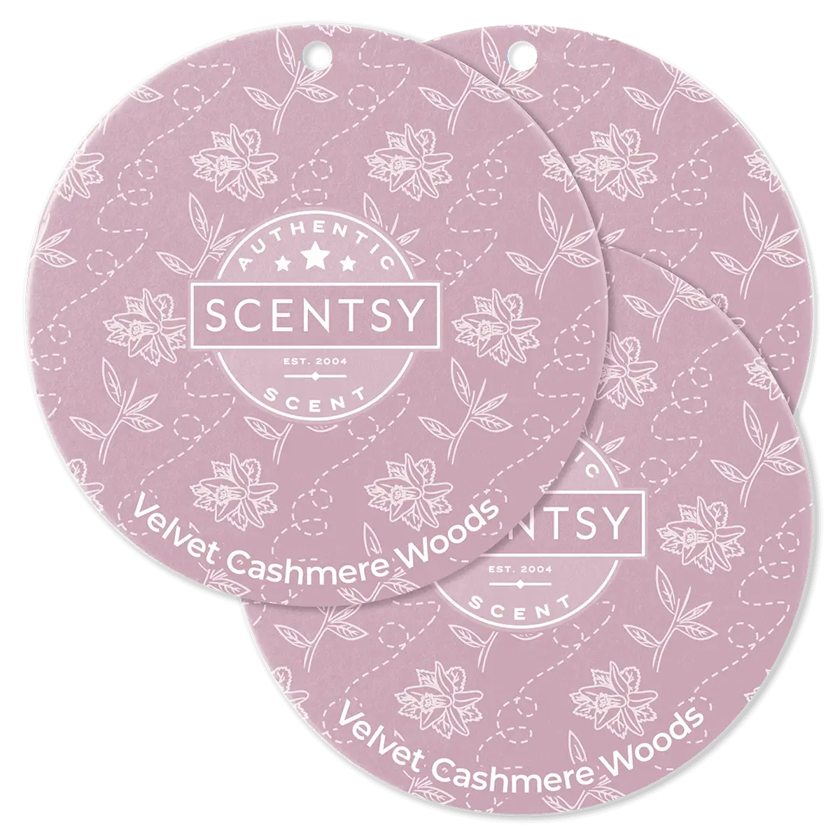Velvet Cashmere Woods Scentsy Scent Circle 3 Pack