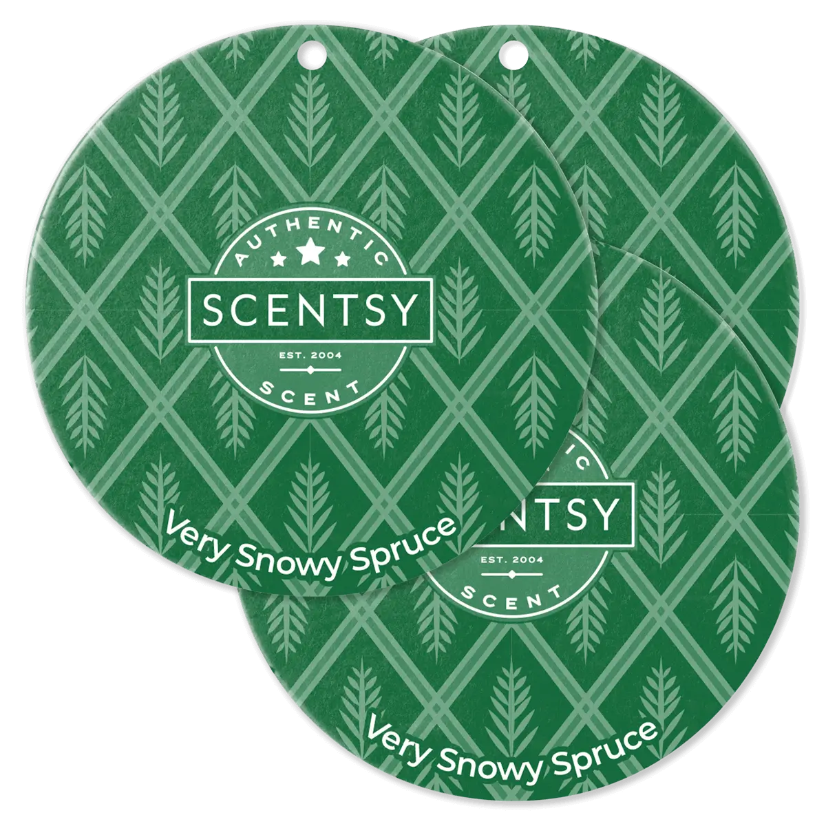 Very Snowy Spruce Scentsy Scent Circle 3 Pack Bundle