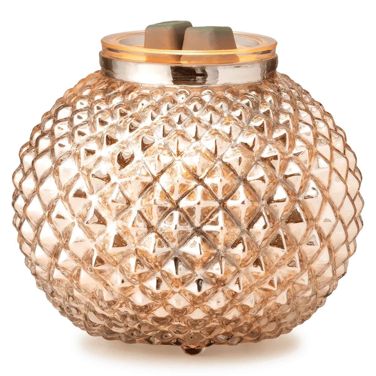 Victorian Glow Silver Scentsy Warmer