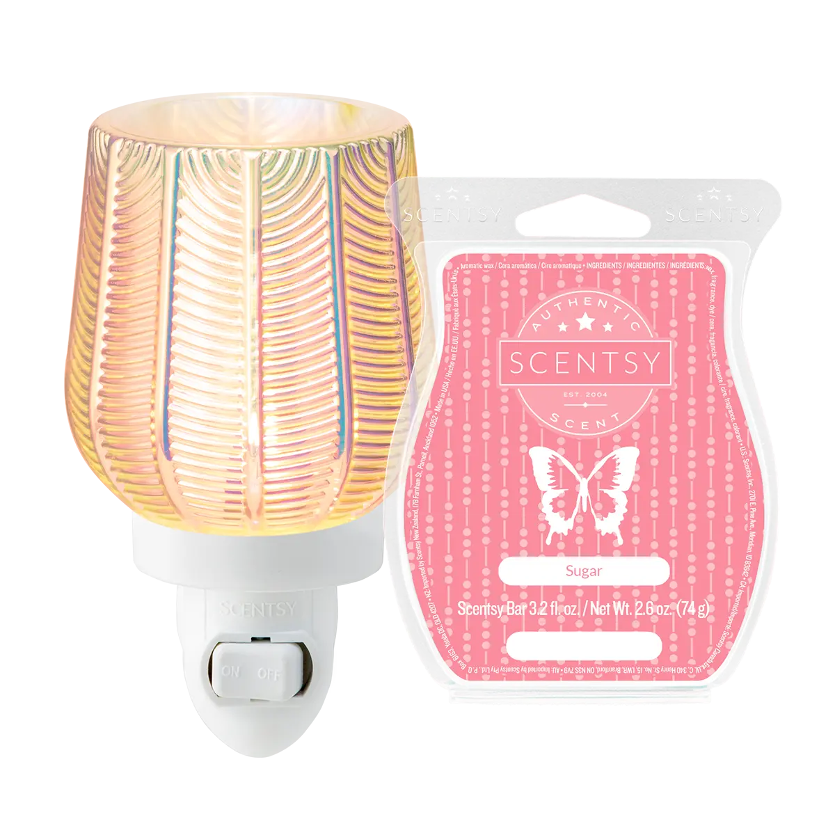 Pearled Gatsby Scentsy Warmer + Sugar Bar
