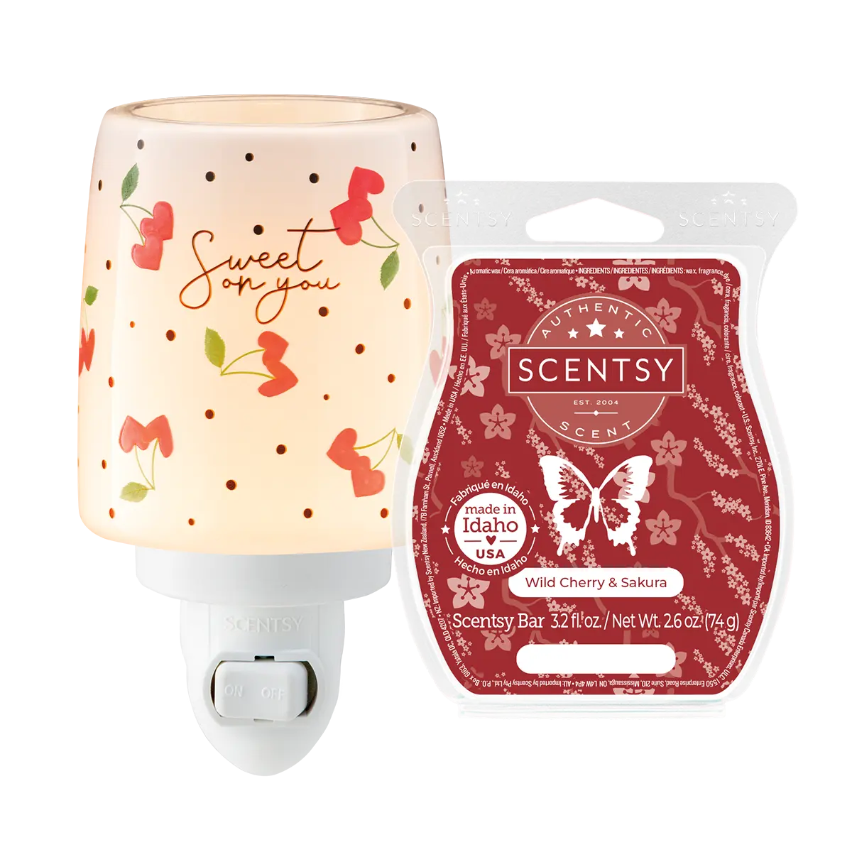 Cherry Picked Mini Scentsy Warmer Bundle