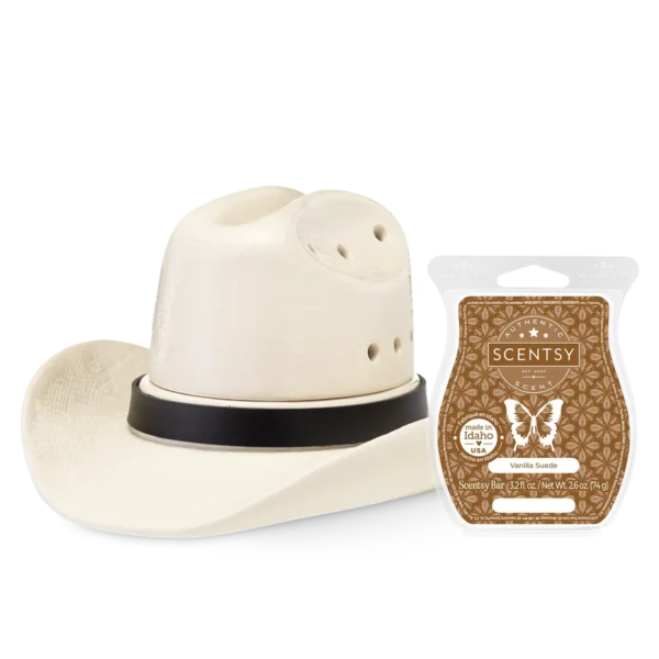 Country Born Cowboy Hat Scentsy Warmer Bundle