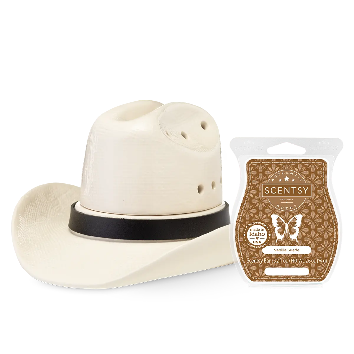 Country Born Cowboy Hat Scentsy Warmer Bundle