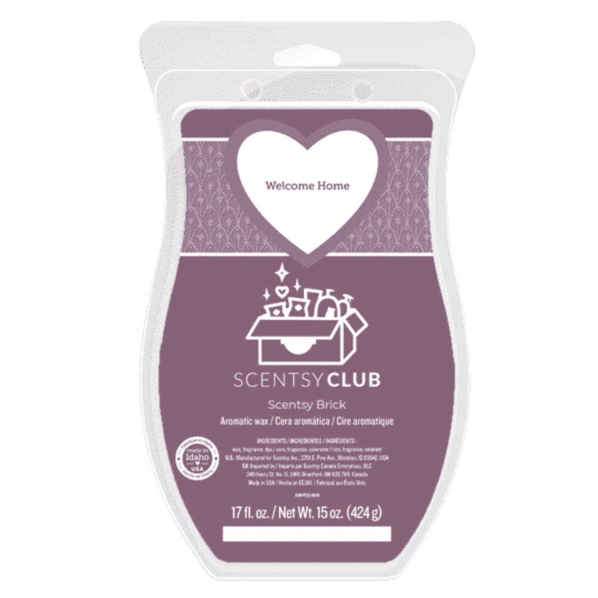 Welcome Home Scentsy Brick | XL Wax Bar