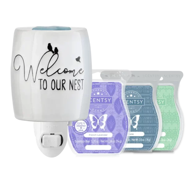 Welcome to our Nest Scentsy Mini Warmer Bundle | Housewarming Gift