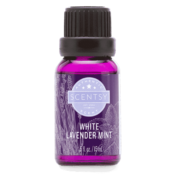 WHITE LAVENDER MINT SCENTSY OIL