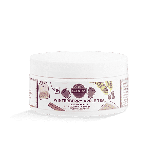 WINTERBERRY APPLE TEA SCENTSY SUGAR SCRUB