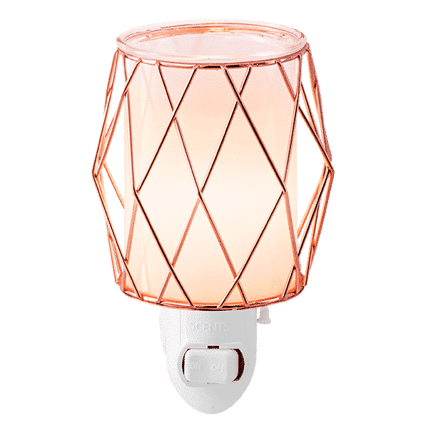 WIRED YOU BLUSHING MINI SCENTSY WARMER GLOW