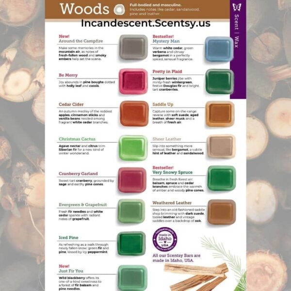 WOODS FRAGRANCES SCENTSY FALL 2020 CATALOG