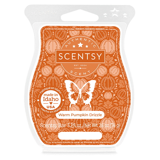 Warm Pumpkin Drizzle Scentsy Bar